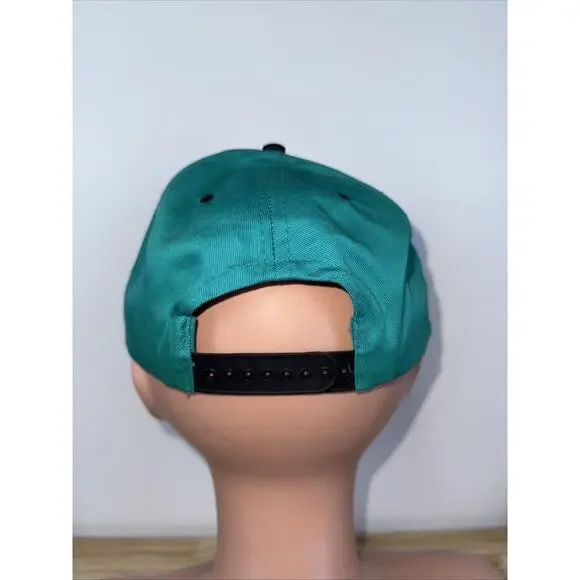 Vtg 90s Disney Mickey Unlimited Hat Embroidered Colorblock Snapback Trucker Cap - Picture 4 of 9